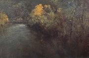 Penleigh boyd Wattle on the Yarra oil painting reproduction